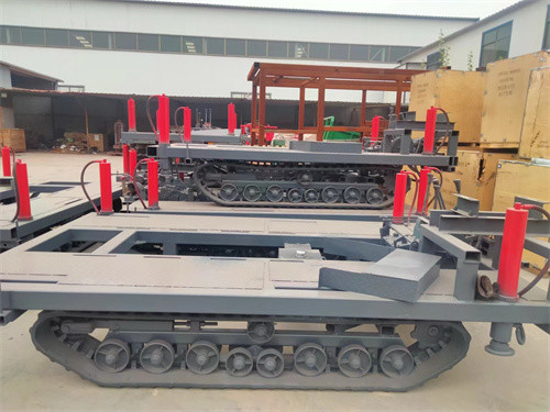 Agricultural Industry 3MT Steel  Crawler Track Undercarriage Easy Transportation